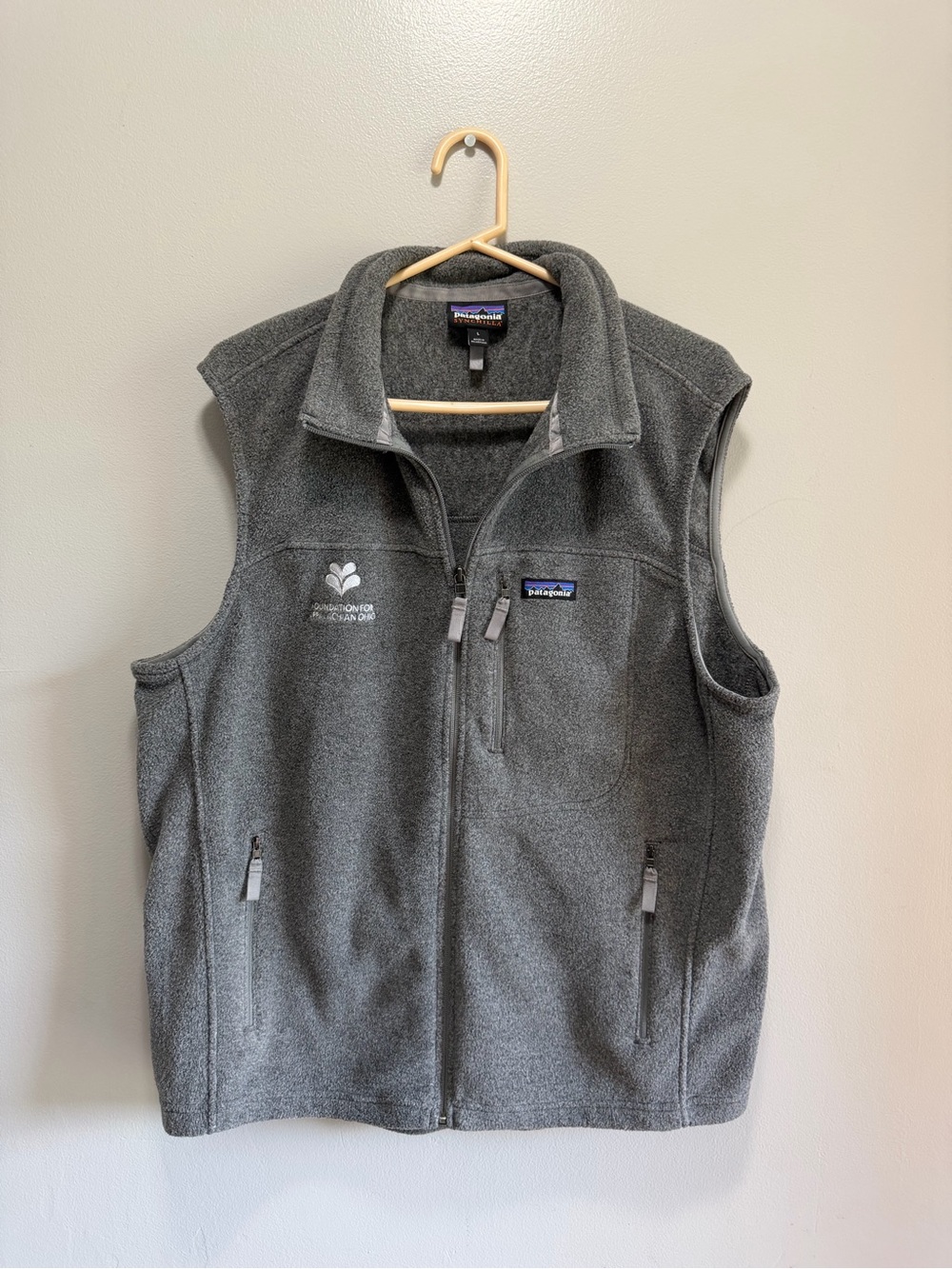 Patagonia Classic Synchilla Fleece Full Zip Vest Men's Size Large